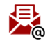 email icon with at symbol